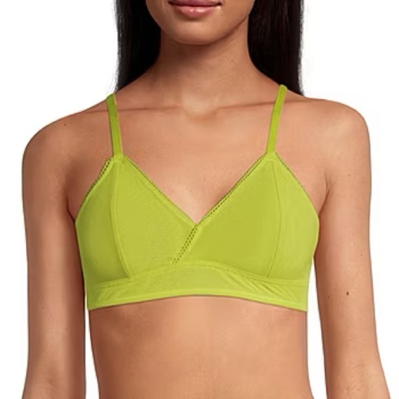 Arizona Body Bralette Mesh Acid Lime Beach Floral Size S - Picture 11 of 11